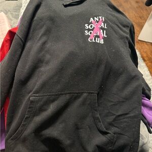 Anti Social Social Club Charcoal Hoodie